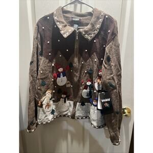 Vintage Designer Originals Fa La La Studio USA Christmas Sweater Women's XL